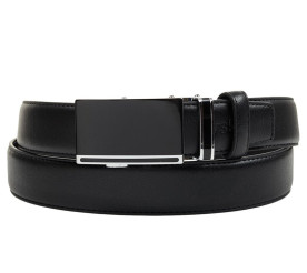 Кожаный ремень Y.S.K черный 4-8188-1