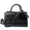 Кожаная женская черная сумка Desisan 4031-633