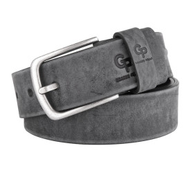 Кожаный ремень Grande Pelle серый 436612300