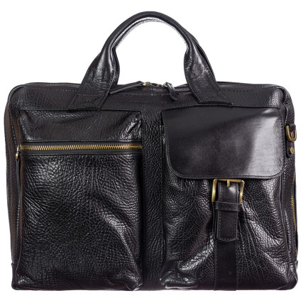 Мужской кожаный черный портфель Tony Bellucci 5027-893 – Фото 1
