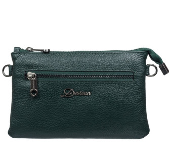 Женская кожаная сумка Desisan 532-314 зеленая