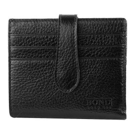 Кредитница c отделом для купюр Bond черная 561-281