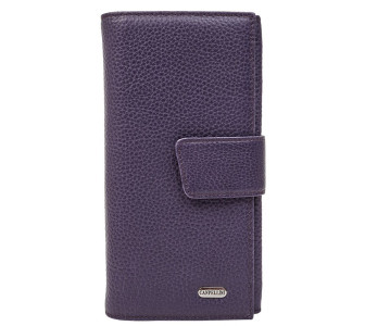 Женский кожаный кошелек Canpellini фиолетовый