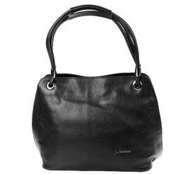 Кожаная черная женская сумка Desisan 7146-011