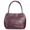 Кожаная бордовая женская сумка Desisan 7146-339