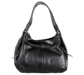 Кожаная черная женская сумка Desisan 7147-011