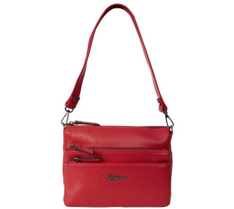 Женская кожаная сумка Desisan 7301-04 красная