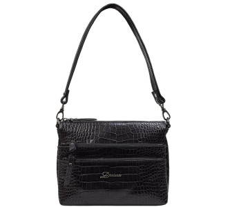 Женская кожаная сумка Desisan 7301-633 черная