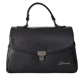 Женская кожаная сумка Desisan 7305-011 черная
