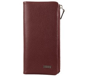 Женский кожаный кошелек Desisan бордовый