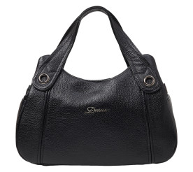 Кожаная женская черная сумка Desisan