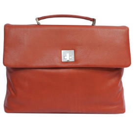 Кожаная красная сумка портфель TONY PEROTTI (Италия) Contatto 9160-35 rosso