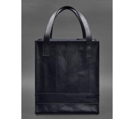 Женская кожаная сумка Blanknote "Бэтси" синяя BN-BAG-10-navy-blue