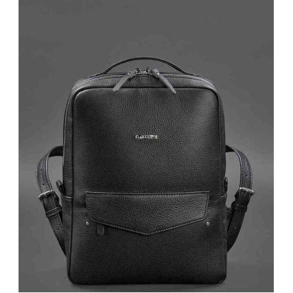 Кожаный рюкзак BlankNote COOPER черный BN-BAG-19-onyx – Фото 1