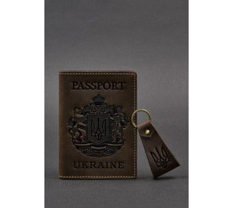 Подарочный набор кожаных аксессуаров с украинской символикой BlankNote
