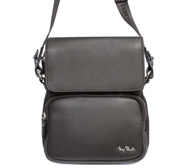 Мужская кожаная коричневая сумка TONY PEROTTI (Италия)