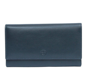 Женский кожаный синий кошелек TONY PEROTTI (Италия)