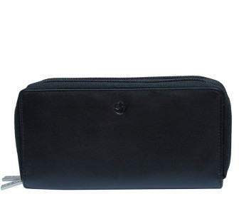 Женский черный кожаный кошелек TONY PEROTTI (Италия) 5061 nero