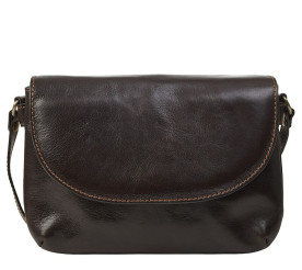 Женская кожаная коричневая сумка Feretti