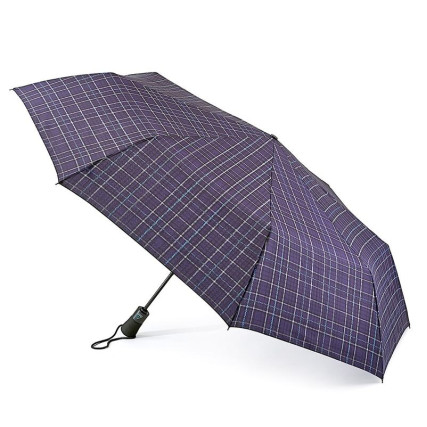 Зонт мужской Fulton Open & Close Jumbo-2 G842 Navy Plaid (Клетка)