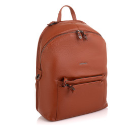 Женский кожаный рюкзак Giorgio Ferretti (Италия) светло-коричневый GF04326Dlbrown