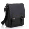Мужская кожаная сумка через плечо Giorgio Ferretti (Италия) черная GF1820Hblack