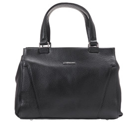 Кожаная деловая сумка Giorgio Ferretti (Италия) черная GF2017146Bblack