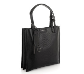 Кожаная деловая сумка Giorgio Ferretti (Италия) черная GF2019832Dblack