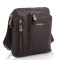 Мужская кожаная сумка через плечо Giorgio Ferretti (Италия) коричневая GF3481Bbrown