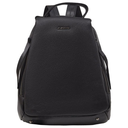 Женский кожаный рюкзак Giorgio Ferretti (Италия) черный GF6708black – Фото 1