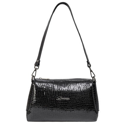 Женская кожаная сумка Desisan черная 3017-583