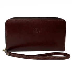Мужской коричневый кожаный клатч TONY PEROTTI (Италия)