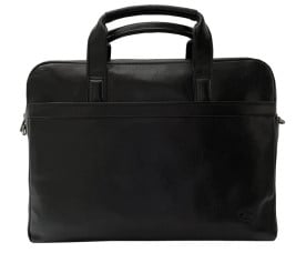 Мужской кожаный портфель TONY PEROTTI черный Italico 6031-38 nero
