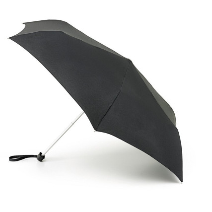 Зонт Fulton Miniflat-1 L339 Black (Черный) – Фото 1