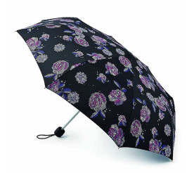 Зонт женский Fulton Minilite-2 L354 Fine Line Roses (Линия Розы)