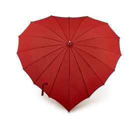 Зонт женский Fulton Heart Walker-1 L909 Red (Красный)