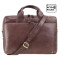 Мужской кожаный портфель Visconti (Великобритания) коричневый ML30 BRN