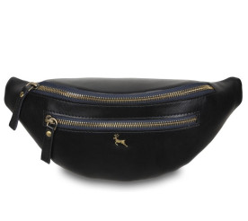 Мужская сумка на пояс Ashwood (Великобритания) синяя V32 NAVY