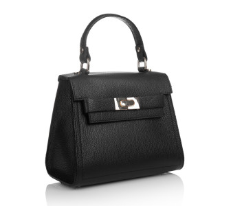 Кожаная женская сумка Virginia Conti (Италия) черная VC02733black