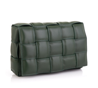 Кожаная женская сумка Virginia Conti (Италия) зеленая VC02822dgreen