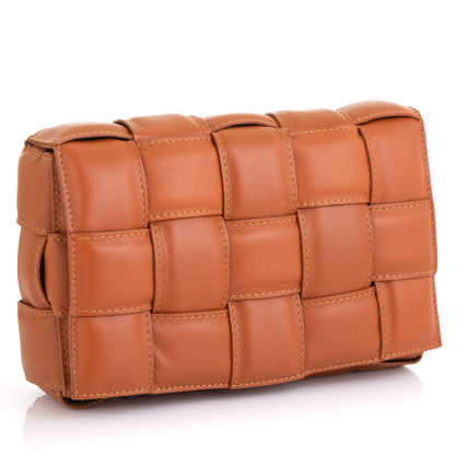 Кожаная женская сумка Virginia Conti (Италия) рыжая VC02822orange – Фото 1