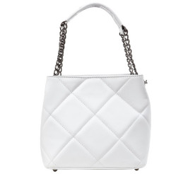 Кожаная женская белая сумка Virginia Conti (Италия)