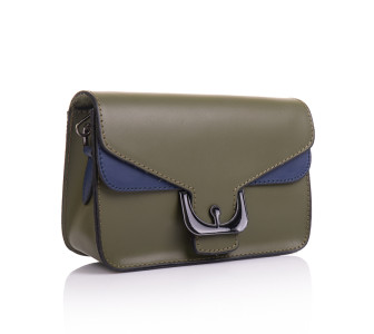 Кожаная женская сумка Virginia Conti (Италия) зеленая VC1361green