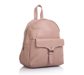 Женский кожаный рюкзак Virginia Conti (Италия) пудра VC2106powder