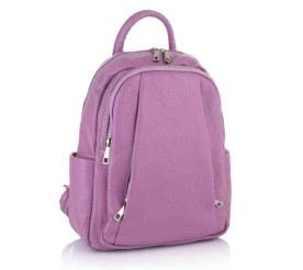 Женский кожаный рюкзак Virginia Conti (Италия) лиловый VC02443lilac
