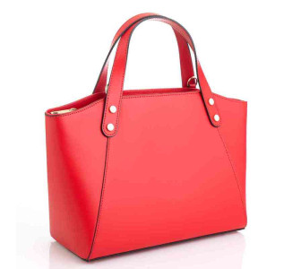 Кожаная женская сумка Virginia Conti (Италия) красная VC02458red