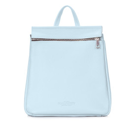 Кожаный рюкзак Poolparty Venice голубой venice-leather-babyblue