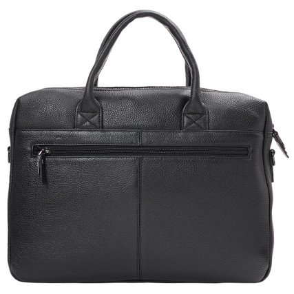 Мужской кожаный портфель Giorgio Ferretti (Италия) черный GF201850016Cblack – Фото 4
