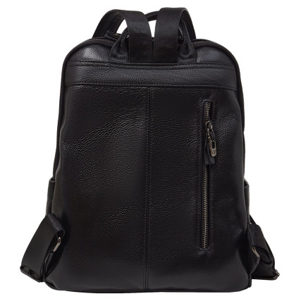 Женский кожаный рюкзак Giorgio Ferretti (Италия) черный GF2021311Ablack – Фото 4