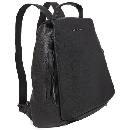 Женский кожаный рюкзак Giorgio Ferretti (Италия) черный GF6708black – Фото 2